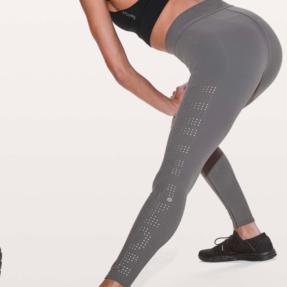 Lululemon Ride & Reflect Tight 28" lululemon X SoulCycle Metal Grey Leggings 2